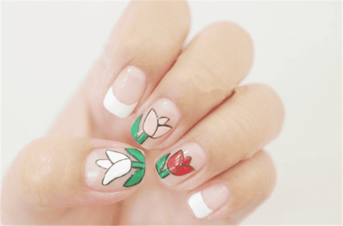 南寧美甲學校：幼兒園班花朵美甲教程