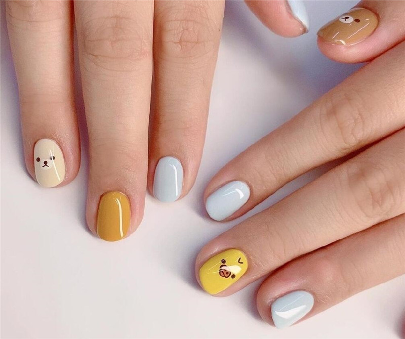 奶游系美甲，南寧美甲學(xué)校教你畫