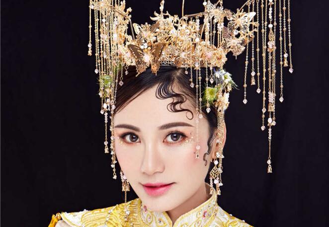 中式新娘妝的注意事項(xiàng)，廣西化妝課堂總結(jié)好了