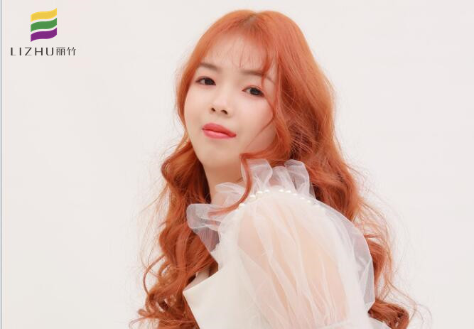 南寧美發(fā)學校作品--橘色浪漫