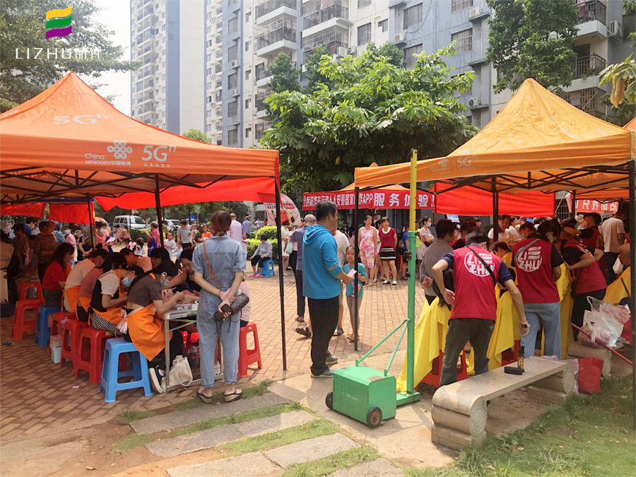 南寧美甲學校公益，為居民提供美甲服務