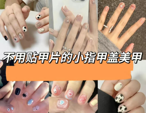 不用貼甲片的美甲 ，南寧美甲教學(xué)課程