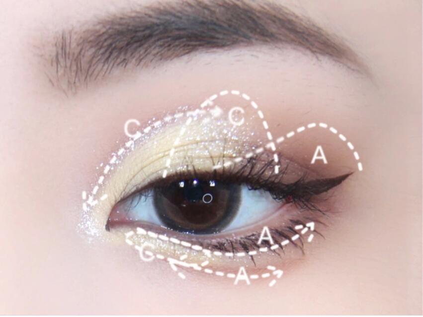 春日彩色眼妝，廣西彩妝基礎(chǔ)培訓(xùn)教學(xué)