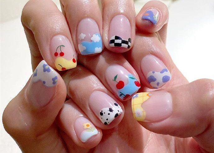 少女心可愛(ài)美甲，南寧零基礎(chǔ)學(xué)美甲