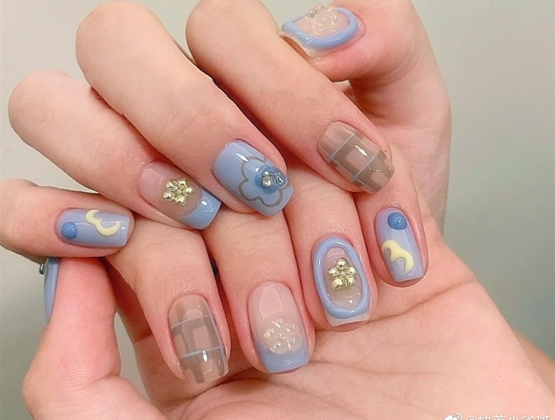 可愛(ài)手繪小短甲，零基礎(chǔ)學(xué)美甲技術(shù)