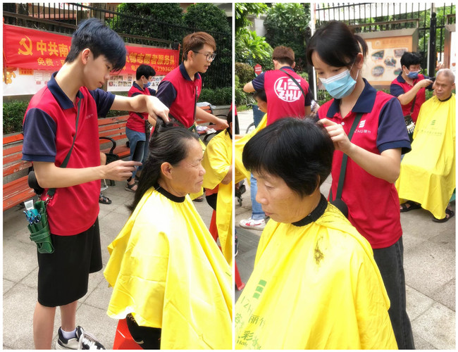 南寧小區(qū)公益美發(fā)，南寧美容美發(fā)學(xué)校進(jìn)行時