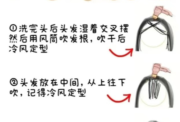 家用版八字劉海打理教程，廣西美發(fā)造型學校分享