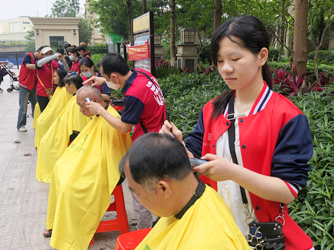 廣西免費(fèi)理發(fā)活動(dòng)：森林假日外小區(qū)專場(chǎng)