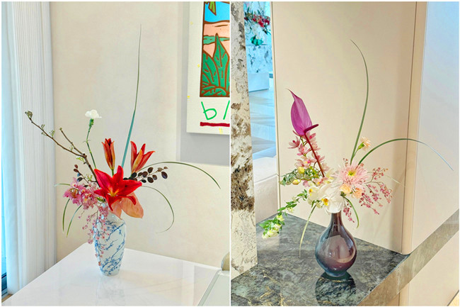 中式花瓶插花作品，南寧插花師學(xué)校收集分享