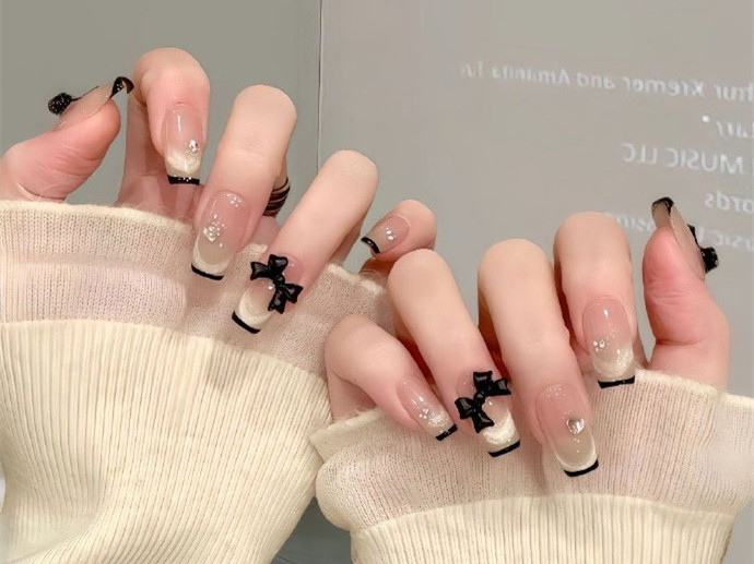 南寧美甲練習(xí)：秋冬仙女美甲