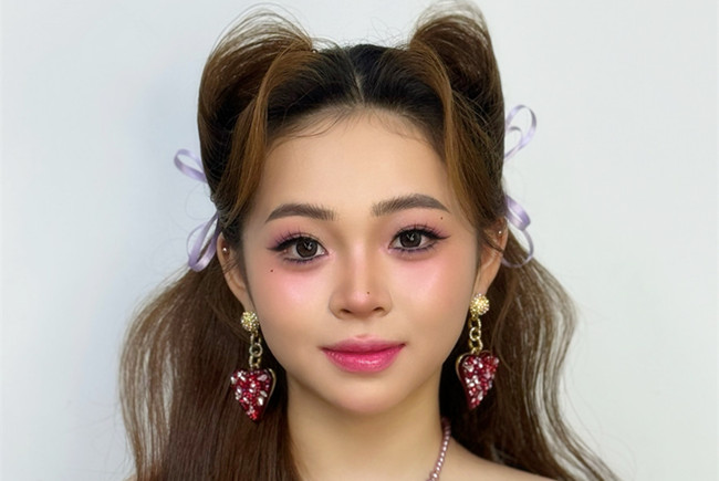 貓耳禮服造型，廣西化妝跟妝作品