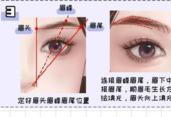 方圓臉如何畫眉？化妝新手入門教程