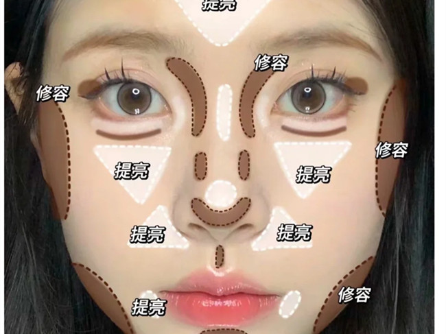 修容的步驟及方法，南寧教化妝