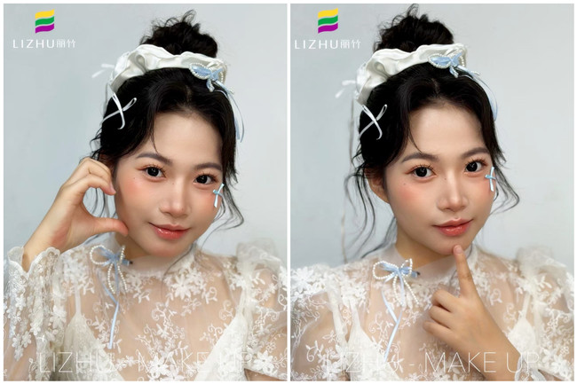 韓式丸子頭造型，南寧彩妝形象造型學(xué)校